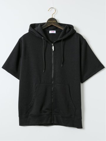 【大きいサイズ】コンバース/CONVERSE ストレッチ ふくれジャガード 半袖パーカー