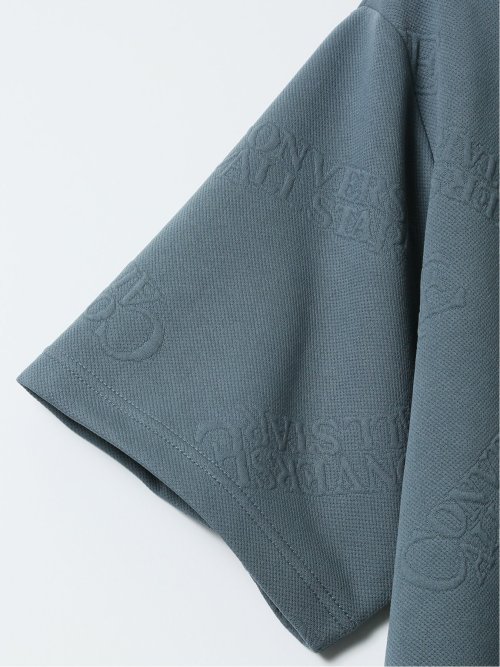 【大きいサイズ】コンバース/CONVERSE ストレッチ ふくれジャガード 半袖パーカー