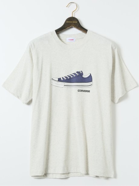 【大きいサイズ】コンバース/CONVERSE 水彩画風 クルーネック半袖Tシャツ
