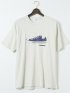 【大きいサイズ】コンバース/CONVERSE 水彩画風 クルーネック半袖Tシャツ