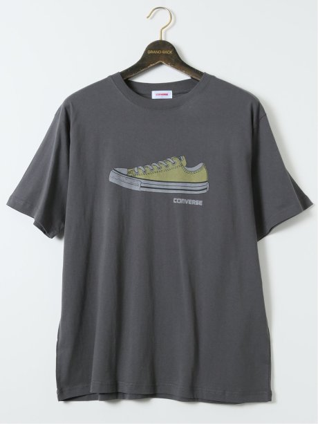 【大きいサイズ】コンバース/CONVERSE 水彩画風 クルーネック半袖Tシャツ