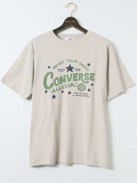 【大きいサイズ】コンバース/CONVERSE 水彩画風 クルーネック半袖Tシャツ