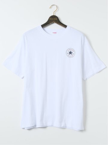 【大きいサイズ】コンバース/CONVERSE 型押しバックプリント クルーネック半袖Ｔシャツ