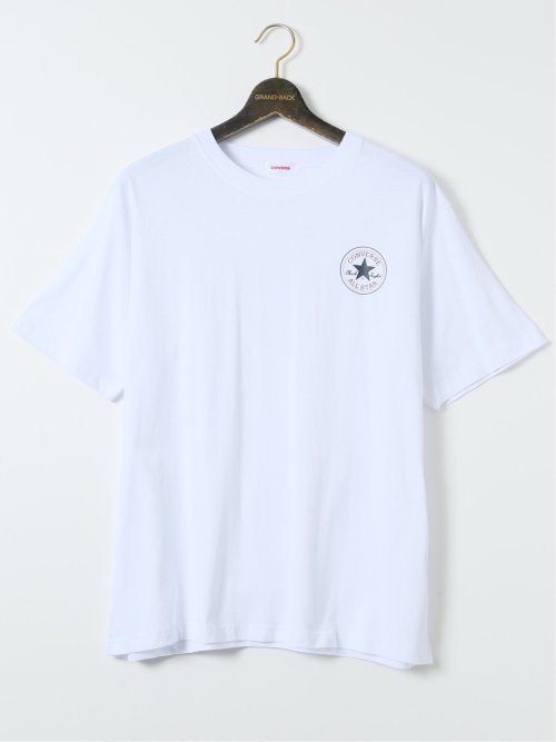 【大きいサイズ】コンバース/CONVERSE 型押しバックプリント クルーネック半袖Ｔシャツ