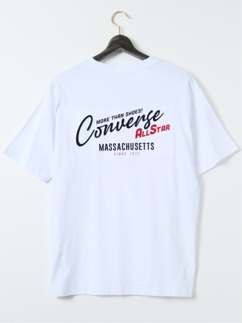 【大きいサイズ】コンバース/CONVERSE 型押しバックプリント クルーネック半袖Ｔシャツ