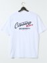 【大きいサイズ】コンバース/CONVERSE 型押しバックプリント クルーネック半袖Ｔシャツ