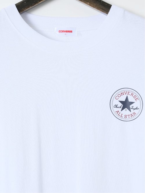 【大きいサイズ】コンバース/CONVERSE 型押しバックプリント クルーネック半袖Ｔシャツ