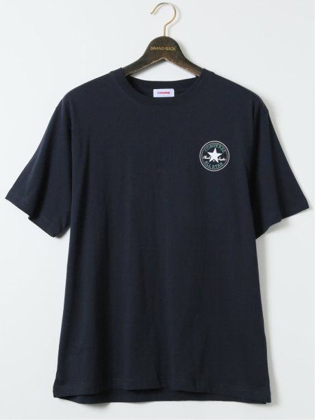 【大きいサイズ】コンバース/CONVERSE 型押しバックプリント クルーネック半袖Ｔシャツ