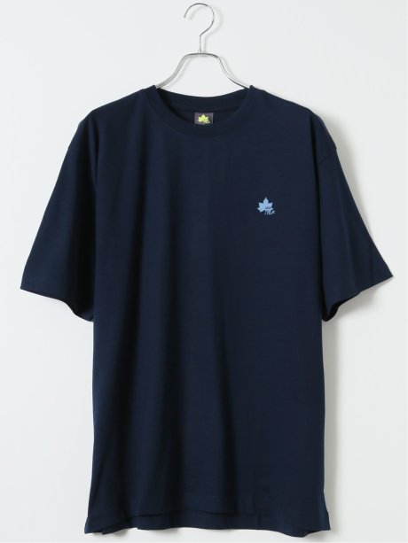 【大きいサイズ】ロゴス パーク/LOGOS Park 吸汗速乾 USAコットン混 クルーネック 半袖 Ｔシャツ