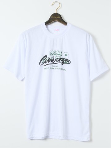 【大きいサイズ】コンバース/CONVERSE ドライメッシュ クルーネック半袖Tシャツ