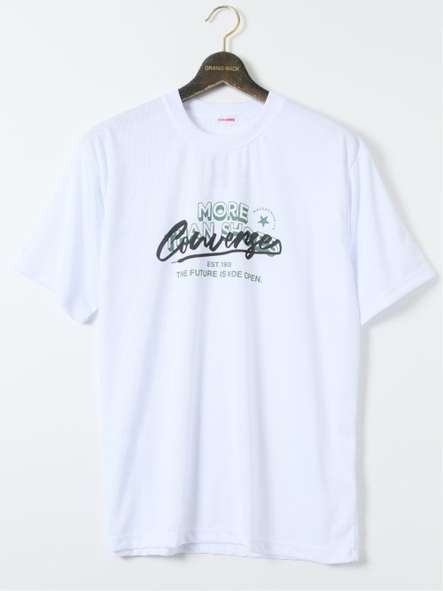 【大きいサイズ】コンバース/CONVERSE ドライメッシュ クルーネック半袖Tシャツ