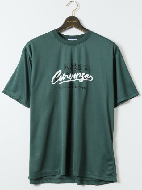 【大きいサイズ】コンバース/CONVERSE ドライメッシュ クルーネック半袖Tシャツ