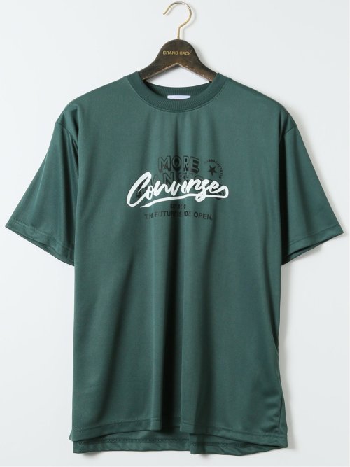 【大きいサイズ】コンバース/CONVERSE ドライメッシュ クルーネック半袖Tシャツ