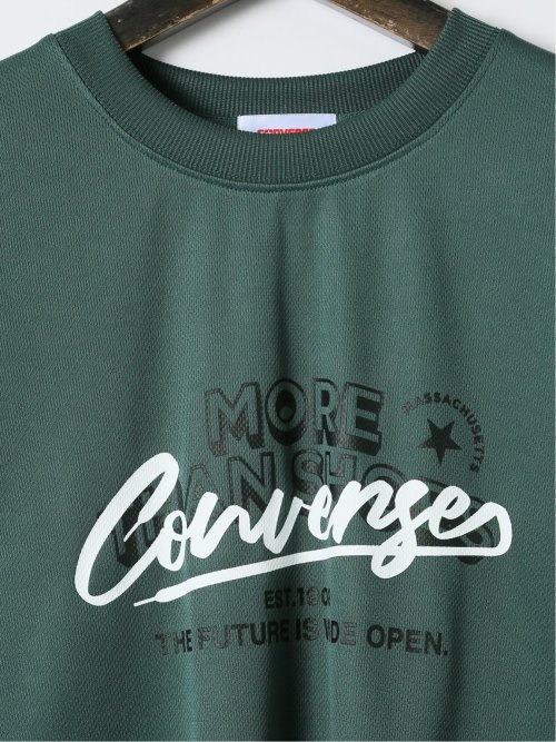 【大きいサイズ】コンバース/CONVERSE ドライメッシュ クルーネック半袖Tシャツ