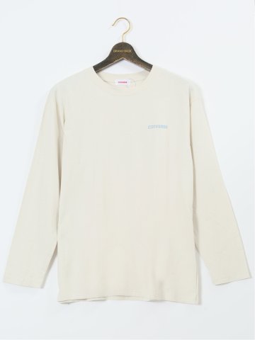 【大きいサイズ】コンバース/CONVERSE ピグメント風プリント クルーネック長袖Ｔシャツ