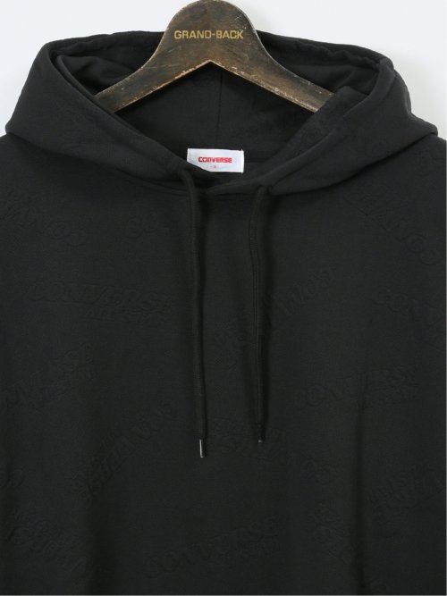 【大きいサイズ】コンバース/CONVERSE ふくれジャガード プルパーカー