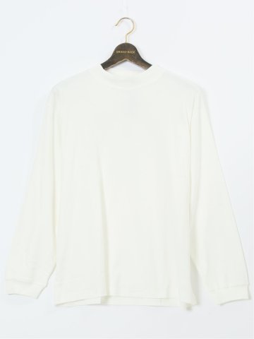 【大きいサイズ】ルイシャブロン/LOUIS CHAVLON 綿ピーチスムース ハイネック長袖Tシャツ