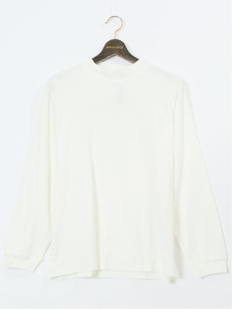 【大きいサイズ】ルイシャブロン/LOUIS CHAVLON 綿ピーチスムース ハイネック長袖Tシャツ