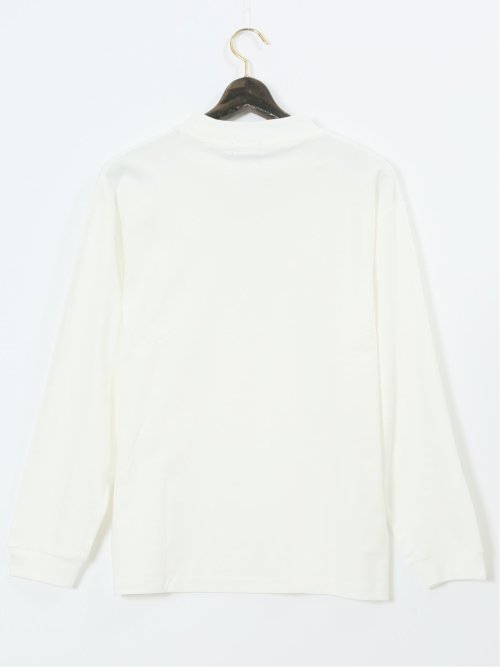 【大きいサイズ】ルイシャブロン/LOUIS CHAVLON 綿ピーチスムース ハイネック長袖Tシャツ