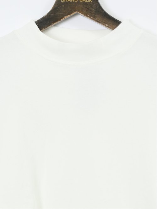 【大きいサイズ】ルイシャブロン/LOUIS CHAVLON 綿ピーチスムース ハイネック長袖Tシャツ