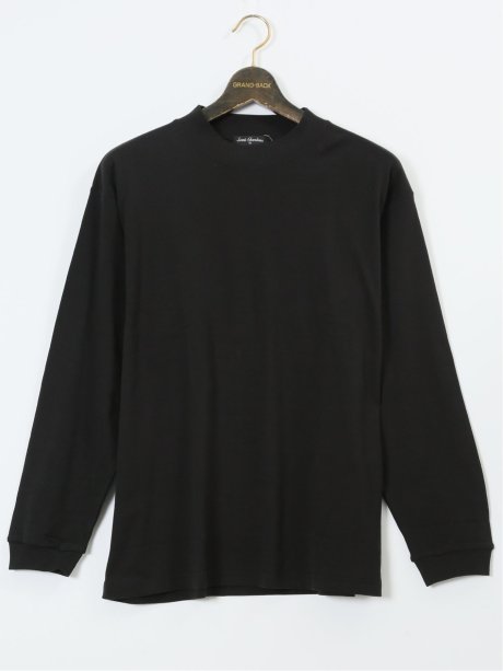 【大きいサイズ】ルイシャブロン/LOUIS CHAVLON 綿ピーチスムース ハイネック長袖Tシャツ