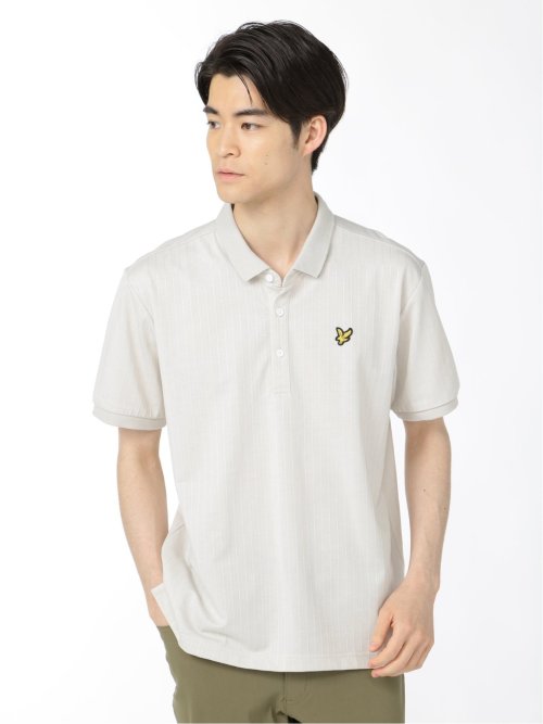 ライル&スコット/LYLE&SCOTT ブライトストライプ 鹿の子 半袖ポロ(M 33