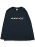 【大きいサイズ】コンバース/CONVERSE ジェルプリント クルーネック長袖Ｔシャツ