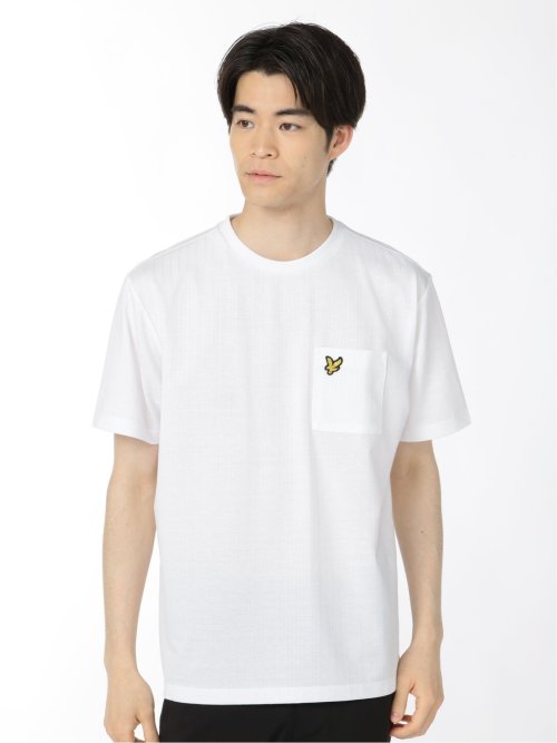 ライル&スコット/LYLE&SCOTT ブライトストライプ クルーネック半袖Tシャツ