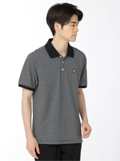 ライル&スコット/LYLE&SCOTT クレリックボーダー 半袖ポロ(M 06グレー