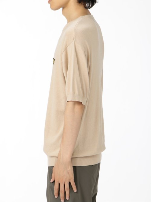 ライル&スコット/LYLE&SCOTT 綿天竺ニット クルーネック半袖Tシャツ