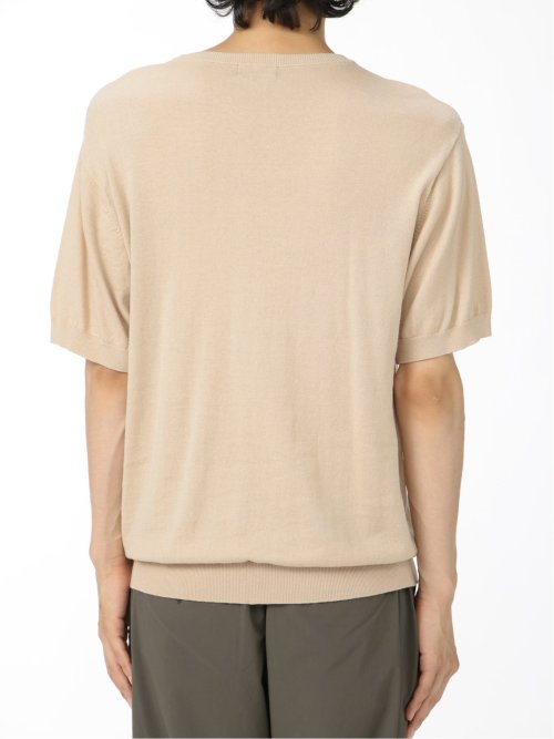 ライル&スコット/LYLE&SCOTT 綿天竺ニット クルーネック半袖Tシャツ