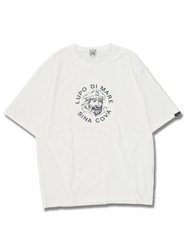 【大きいサイズ】シナコバ/SINA COVA 綿プリント クルーネック 半袖Tシャツ