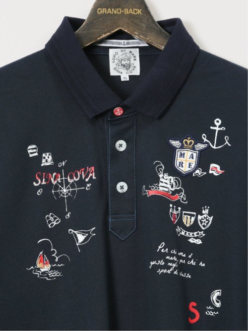 【大きいサイズ】シナコバ/SINA COVA 吸水速乾 半袖ポロシャツ