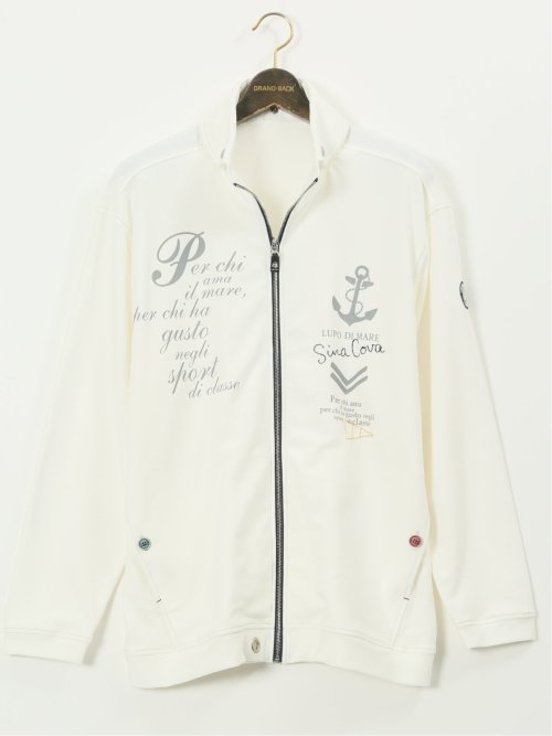 大きいサイズ】シナコバ/SINA COVA 綿混 マリンプリント トラック