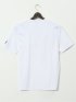 【大きいサイズ】シナコバ/SINA COVA 綿天竺 ワッペン柄 クルー 半袖 Tシャツ