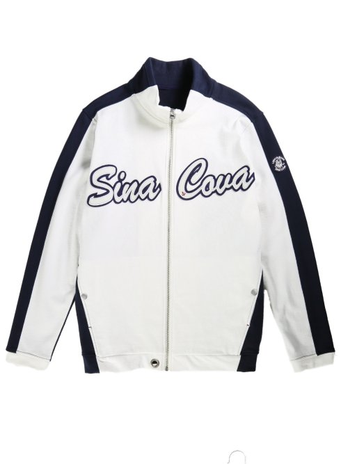 【大きいサイズ】シナコバ/SINA COVA 胸刺繍フルジップ トラックジャケット