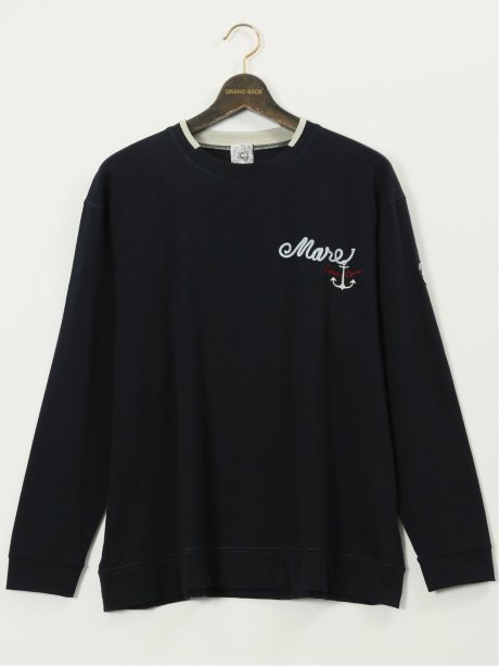 【大きいサイズ】シナコバ/SINA COVA ストレッチ モックネック 長袖 Ｔシャツ