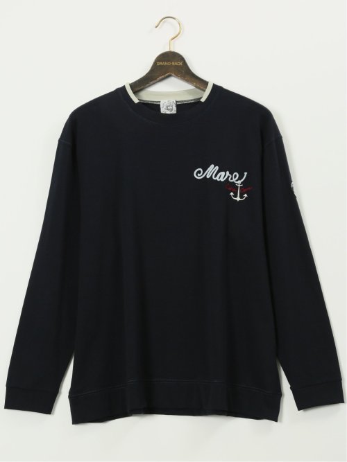 【大きいサイズ】シナコバ/SINA COVA ストレッチ モックネック 長袖 Ｔシャツ