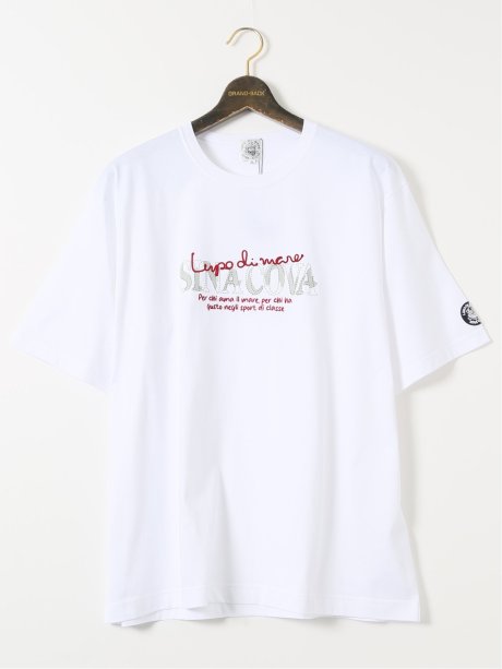 【大きいサイズ】シナコバ/SINA COVA 綿 シルケット クルーネック 半袖 Tシャツ