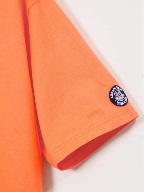 【大きいサイズ】シナコバ/SINA COVA 綿シルケット クルーネック半袖Tシャツ