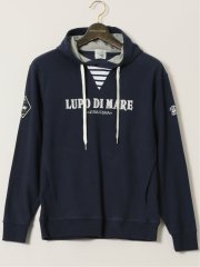 【大きいサイズ】シナコバ/SINA COVA 綿混 長袖プルパーカー