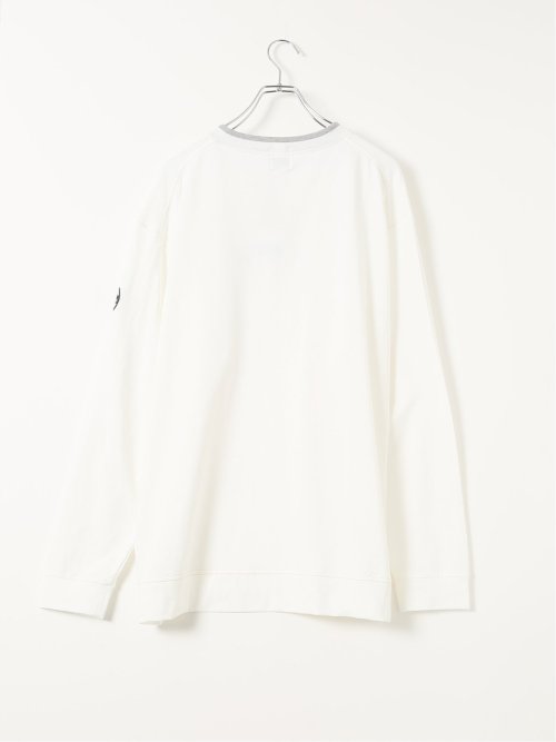 【大きいサイズ】シナコバ Tシャツ メンズ 長袖 ストレッチ 綿混 モックネック 刺繍