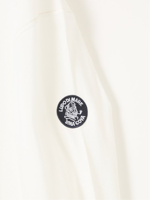 【大きいサイズ】シナコバ Tシャツ メンズ 長袖 ストレッチ 綿混 モックネック 刺繍
