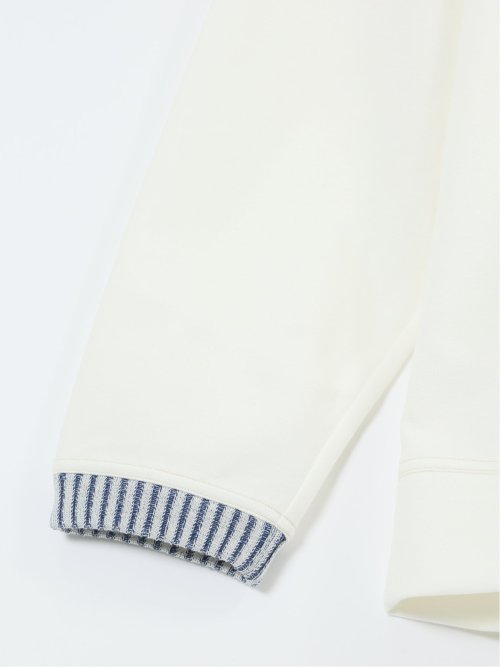 大きいサイズ】シナコバ/SINA COVA 綿混 モックネック長袖プルオーバー