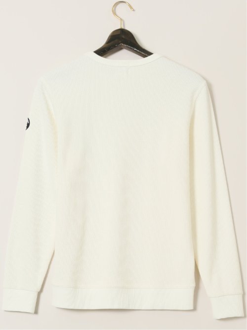 【大きいサイズ】シナコバ/SINA COVA 綿100% 針抜き クルー長袖プルオーバー