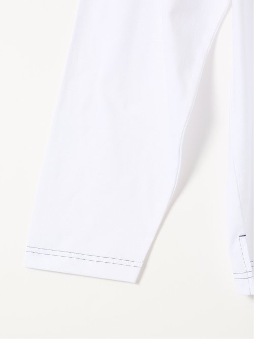 【大きいサイズ】シナコバ Tシャツ メンズ 長袖 綿 コットン クルーネック ワッペン
