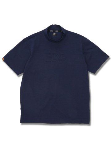 【大きいサイズ】エドウィン ゴルフ/EDWIN GOLF エンボス モックネック半袖Tシャツ