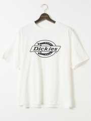 【大きいサイズ】ディッキーズ/Dickies 綿天竺 ロゴ プリント クルー 半袖 Tシャツ