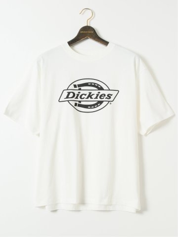 【大きいサイズ】ディッキーズ/Dickies 綿天竺 ロゴ プリント クルー 半袖 Tシャツ