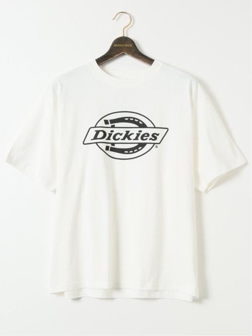 【大きいサイズ】ディッキーズ/Dickies 綿天竺 ロゴ プリント クルー 半袖 Tシャツ